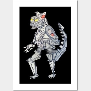 Mechagodzilla by Pollux Posters and Art